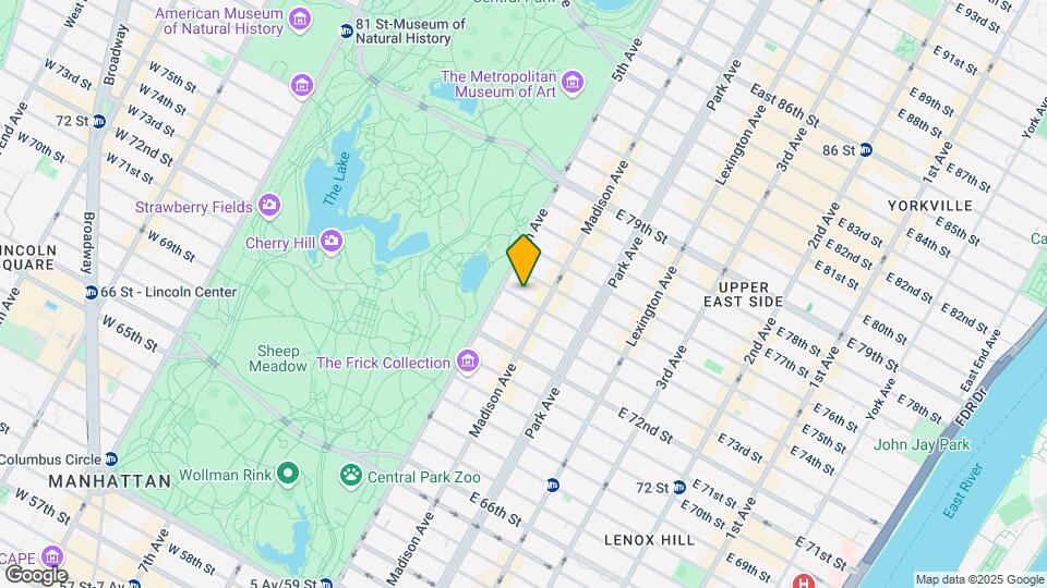 7 E 74th St Map and Location Details