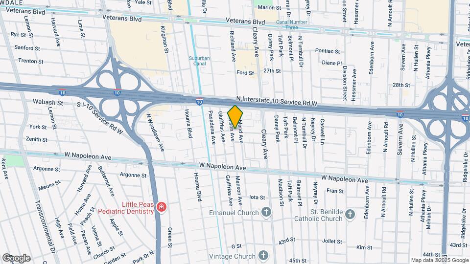 2313 Manson Ave Map and Location Details
