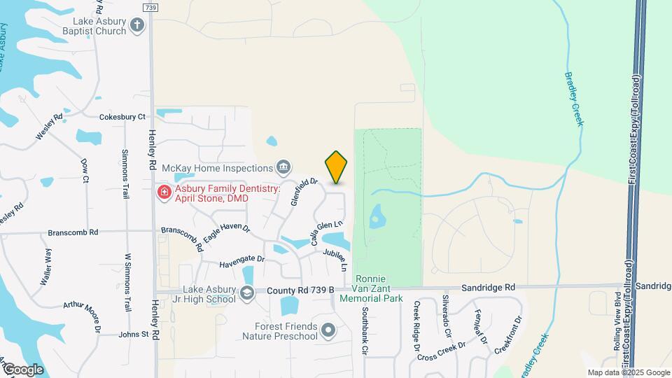 1107 Calla Glen Ln Map and Location Details