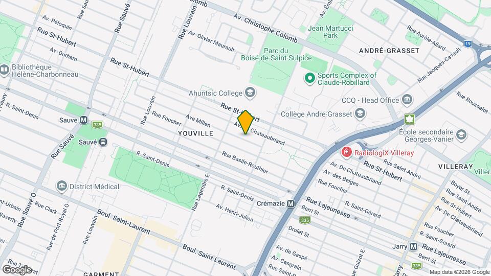 9005-9009 Millen Av Map and Location Details