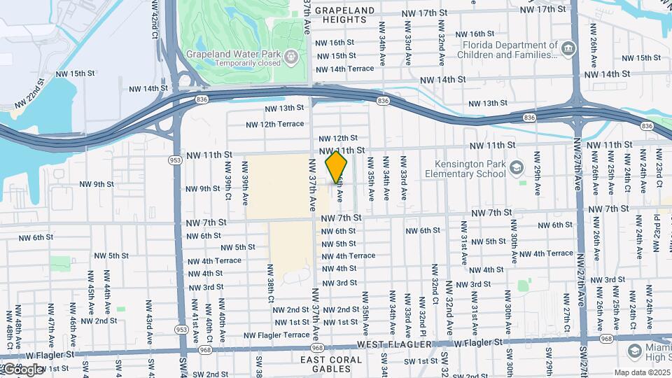 814 NW 36th Ave Map and Location Details