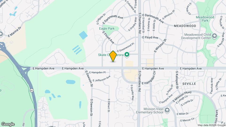 3474 S Eagle St Map and Location Details