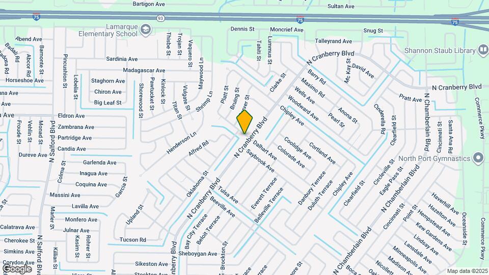 3025 Dalhart Ave Map and Location Details