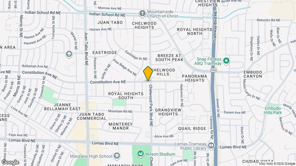 1233 Chelwood Park Blvd NE, Unit D Map and Location Details