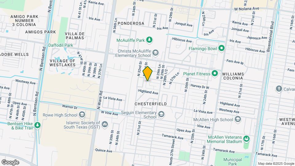 2705 N 30th St Mapa y Detalles de la Ubicación