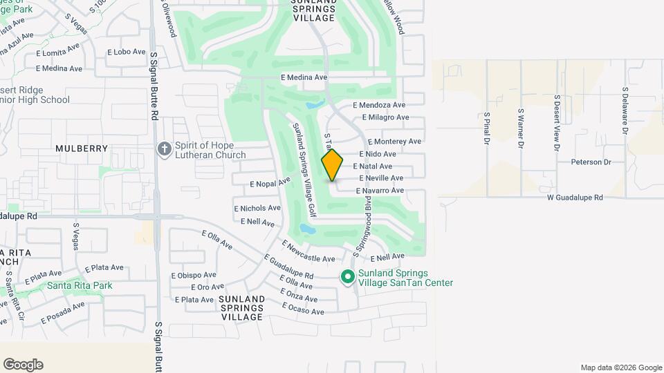 2660 S Tambor Map and Location Details