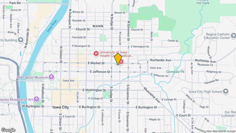 117 N Lucas St Map and Location Details