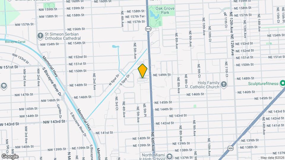 14864 NE 6th Ave Map and Location Details
