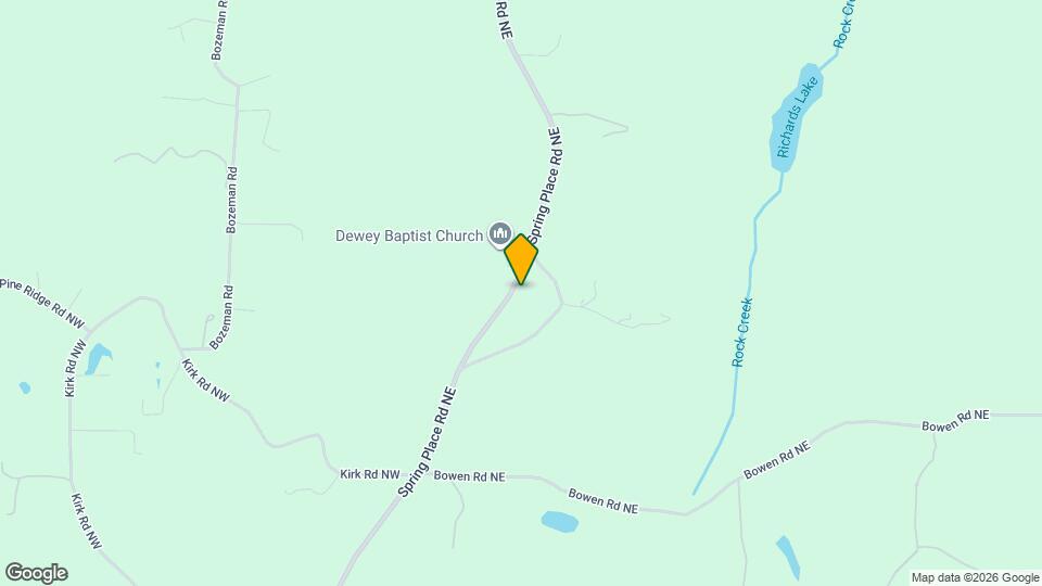 838 Spring Place Rd NE Map and Location Details