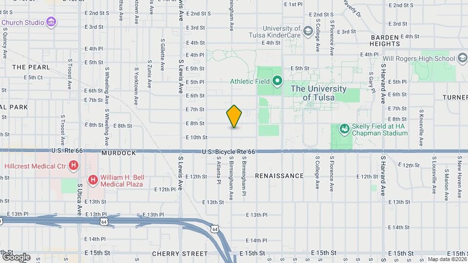 813 S Birmingham Ave Map and Location Details