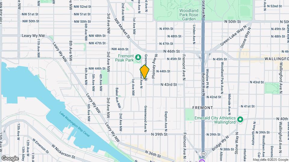 4253 Greenwood Ave N Map and Location Details