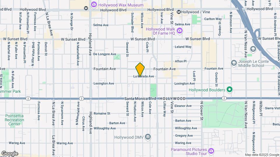 6510 La Mirada Ave Map and Location Details