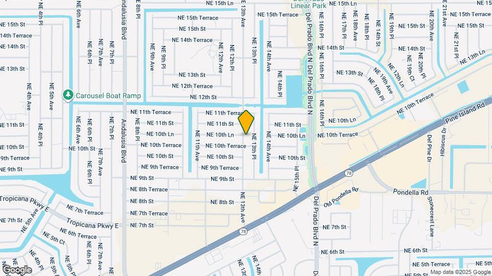 1025 NE 13th Ave Map and Location Details