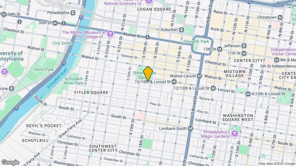 1806 Rittenhouse Square Map and Location Details