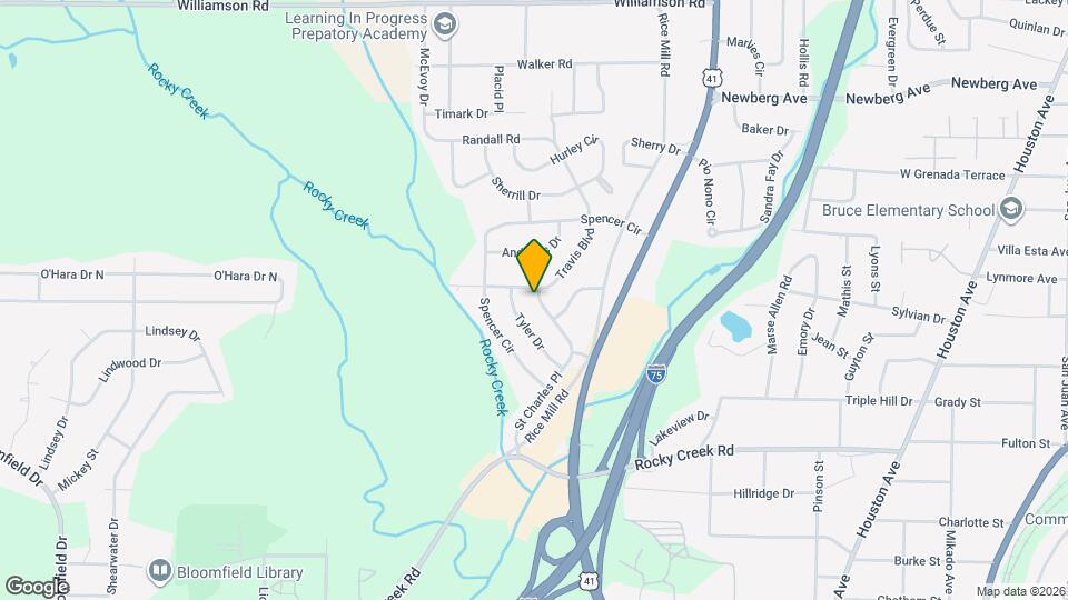 3815 Saint Charles Pl Map and Location Details