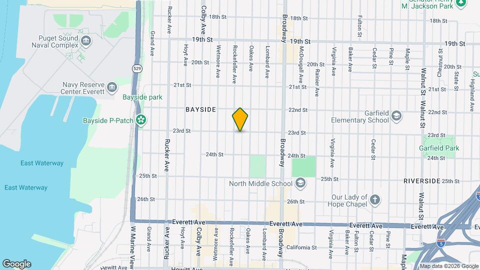 Cute Downtown 2 Bedroom House with Garage & Fenced Yard - Dogs Welcome Mapa y Detalles de la Ubicación