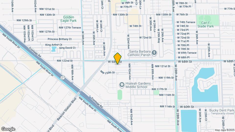 9307 NW 121st St Map and Location Details