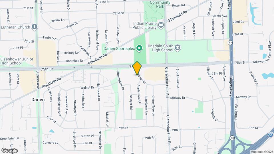 7532 Sheridan Dr Map and Location Details