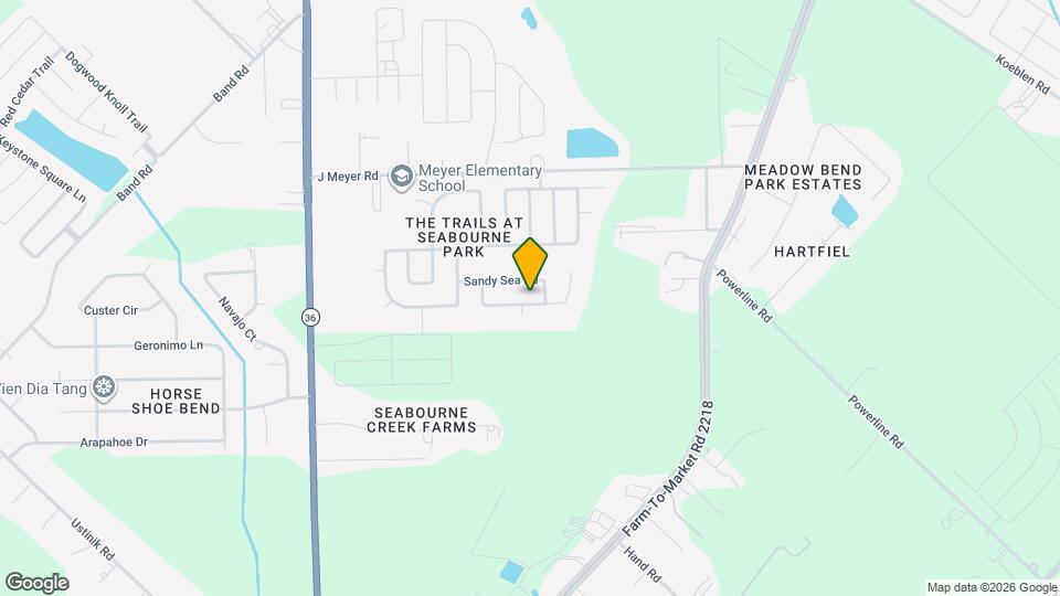 2319 Seabourne Trails Rd Map and Location Details