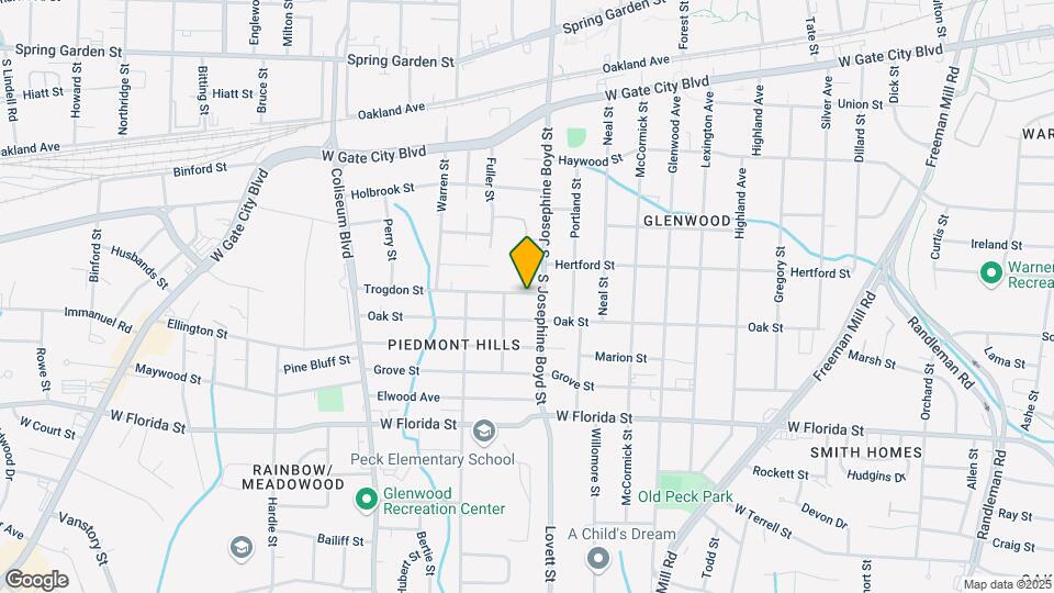 1507 Trogdon St Map and Location Details