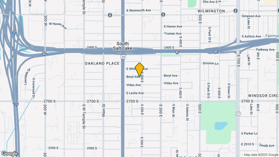 184 E Beryl Ave Mapa y Detalles de la Ubicación