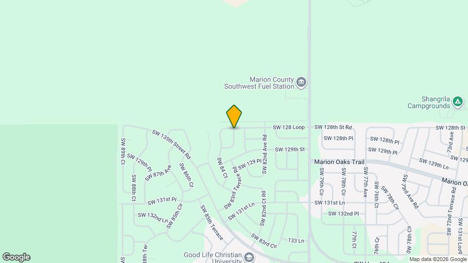 12809 SW 83rd Terrace Map and Location Details