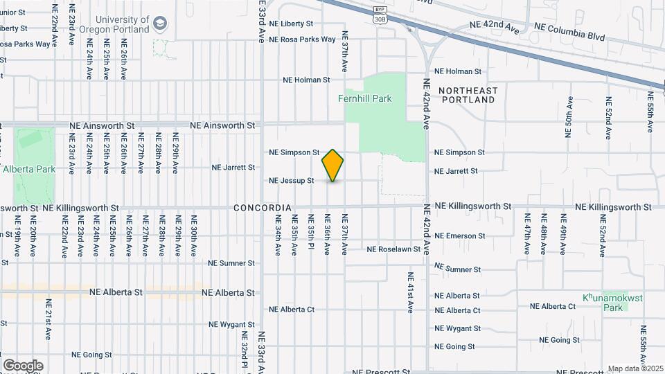 5610 NE 36th Ave Map and Location Details