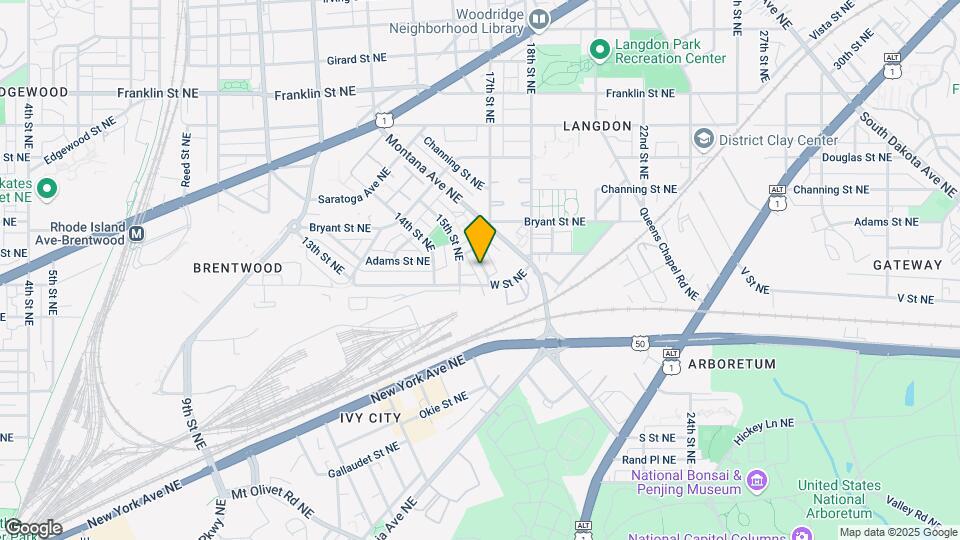 2218 16th St NE Map and Location Details