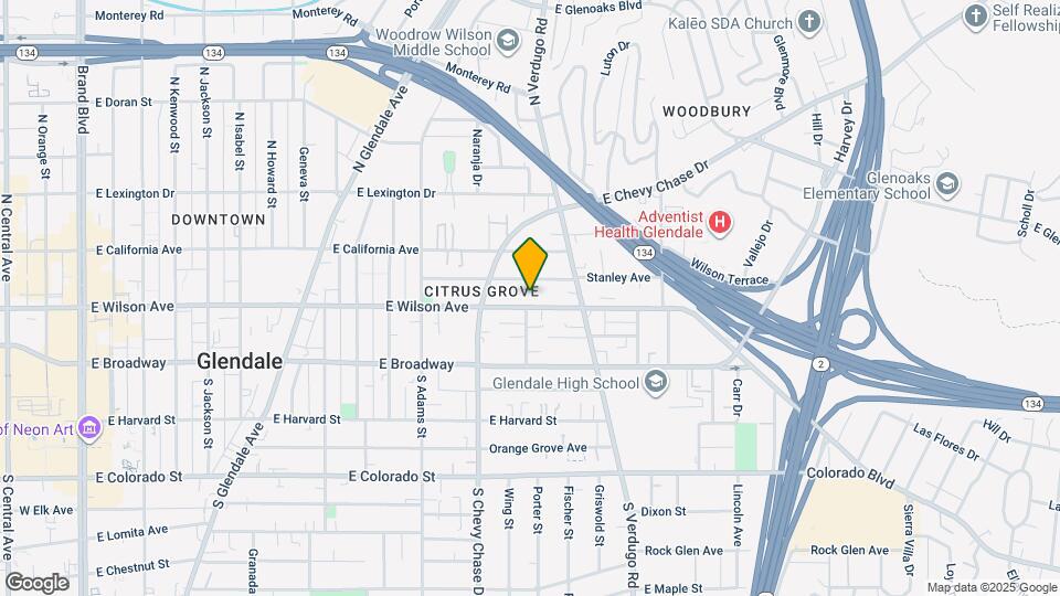 1247 E Wilson Ave, Unit 14 Map and Location Details