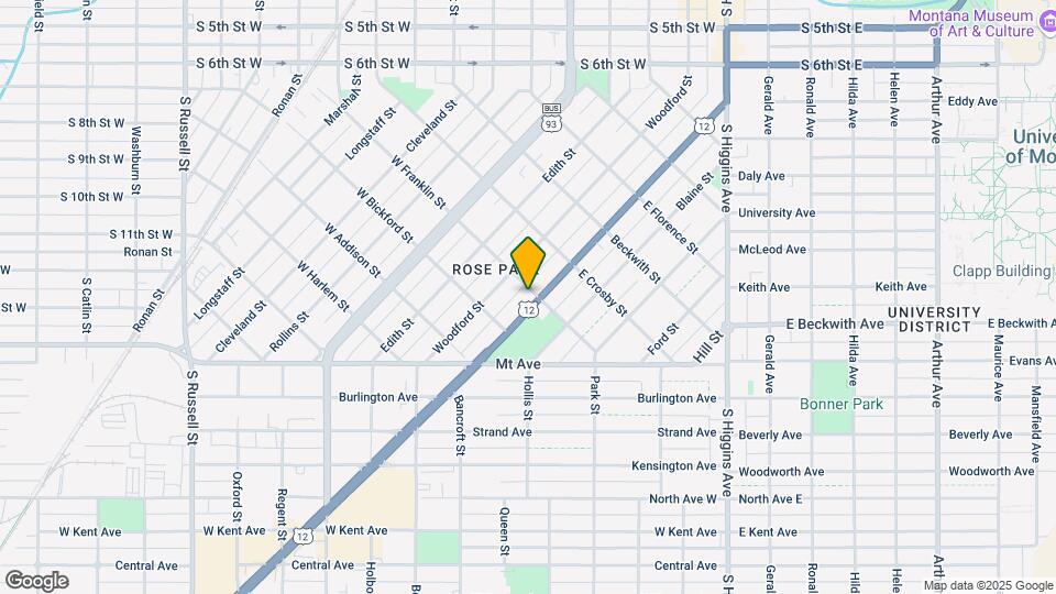 701 Brooks St Map and Location Details