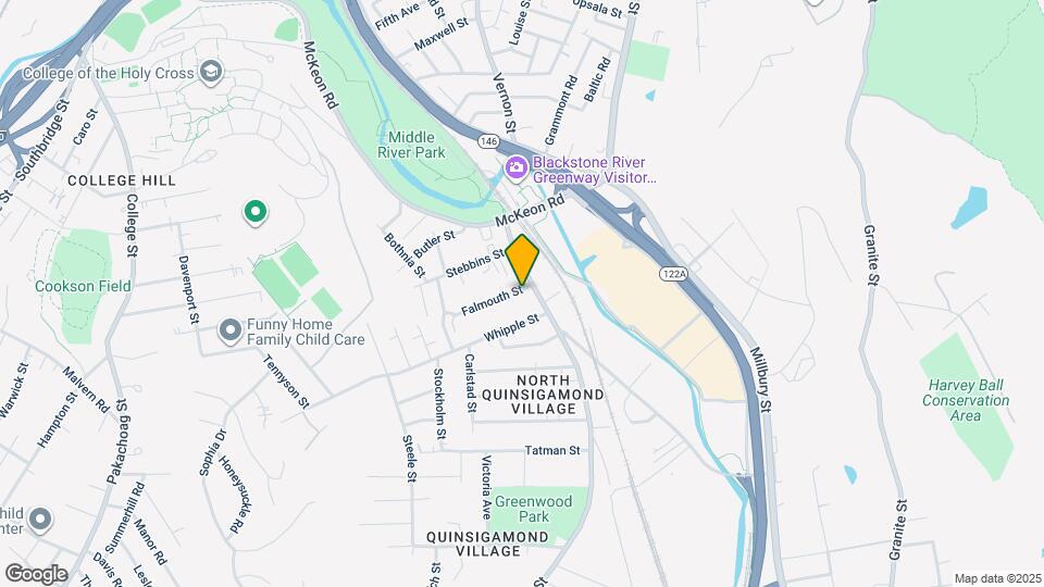 11 Falmouth St, Unit 3 Map and Location Details