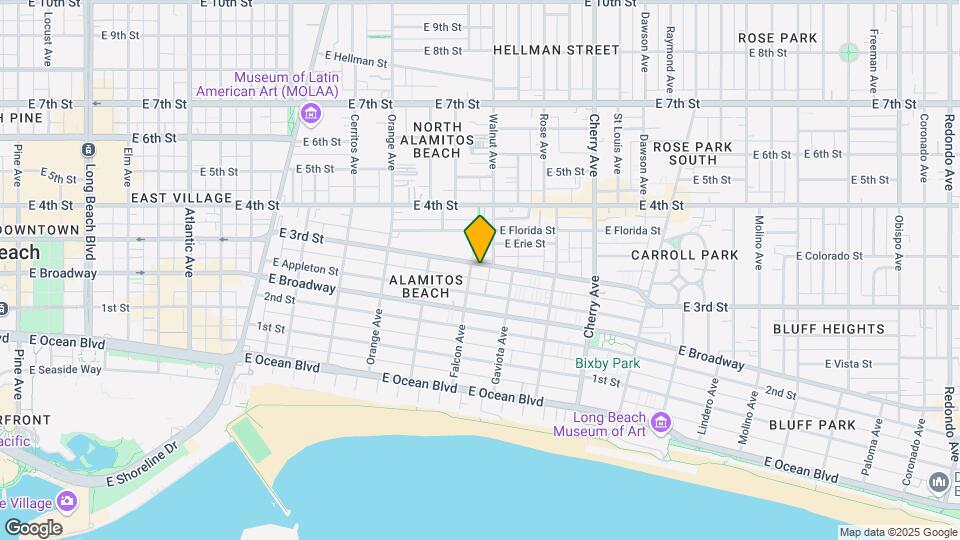 1510 E 3rd St Mapa y Detalles de la Ubicación
