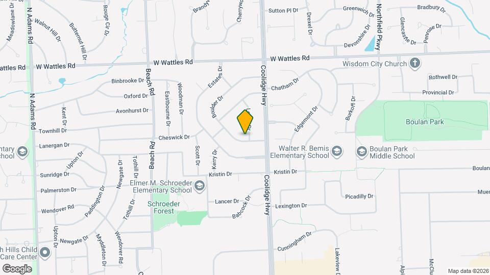 3715 Ledge Dr Map and Location Details