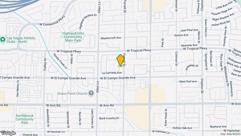 5832 Vista Luna St Map and Location Details