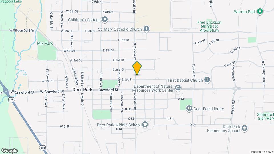 104 N Colville Rd Map and Location Details