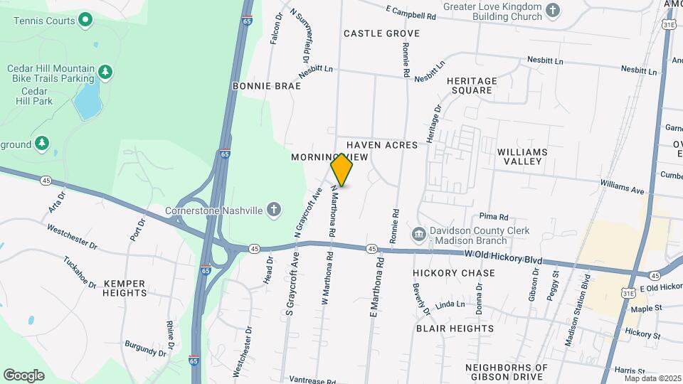 508 N Marthona Rd Map and Location Details