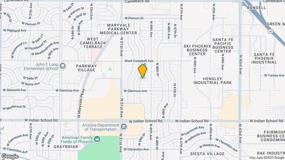 4343 N 49th Dr Map and Location Details