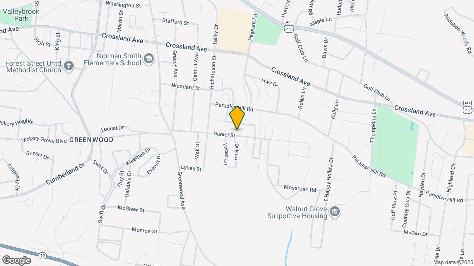 1251 Daniel St Map and Location Details