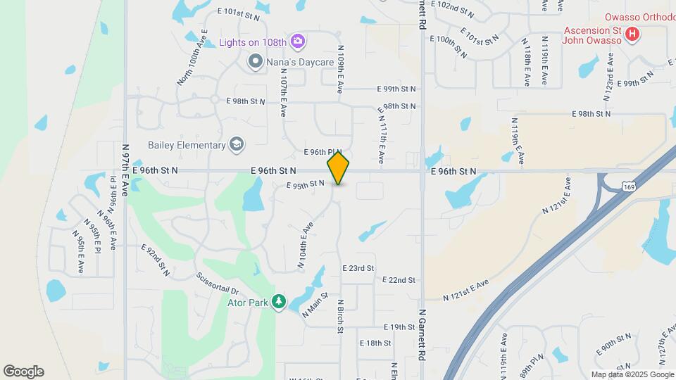 10402 E 95th Cir N Map and Location Details