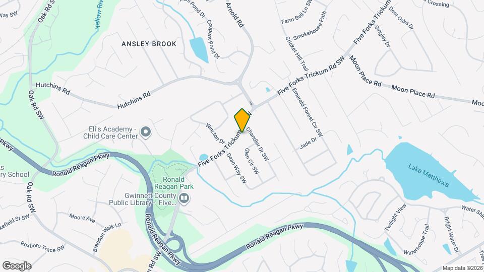 2578 Five Forks Trickum Rd SW Map and Location Details