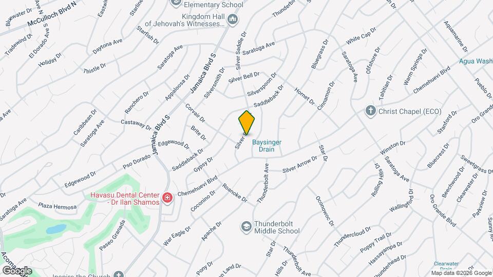 3020 Silver Saddle Dr Map and Location Details