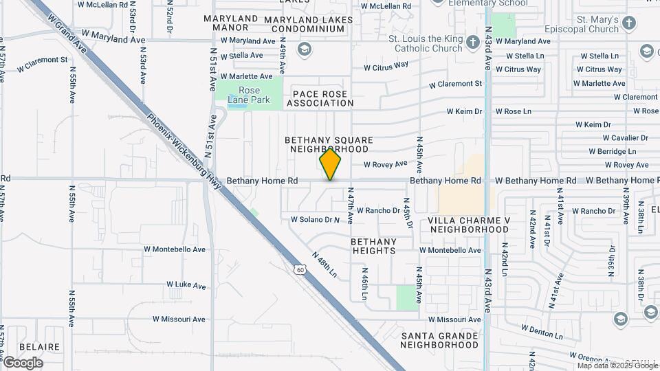 4764 W Palo Verde Dr Map and Location Details