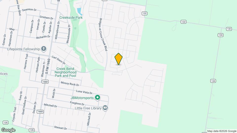 303 Milliner Lp Map and Location Details