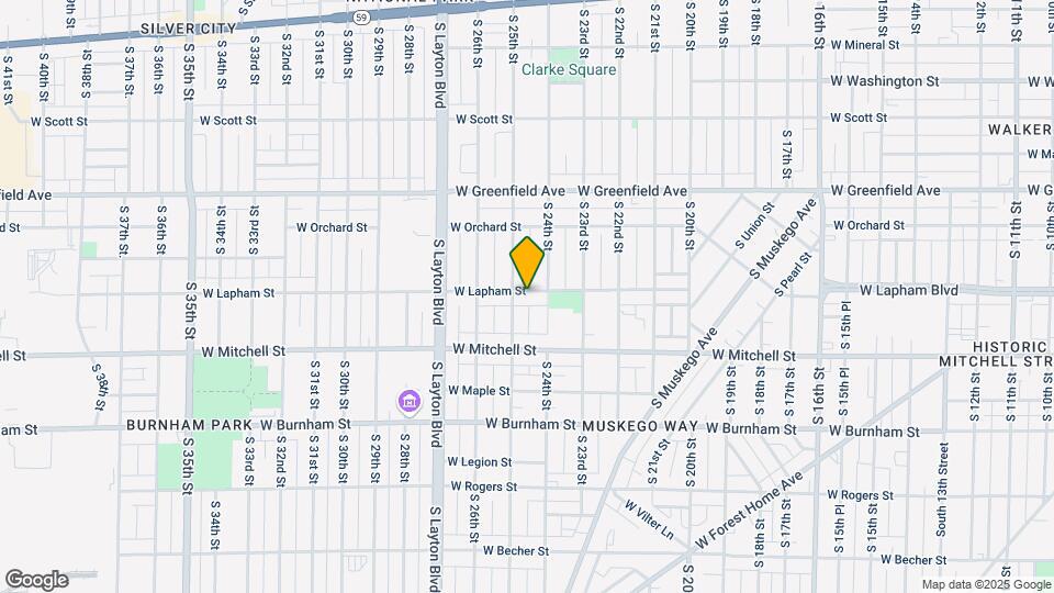 2427 W Lapham St Map and Location Details