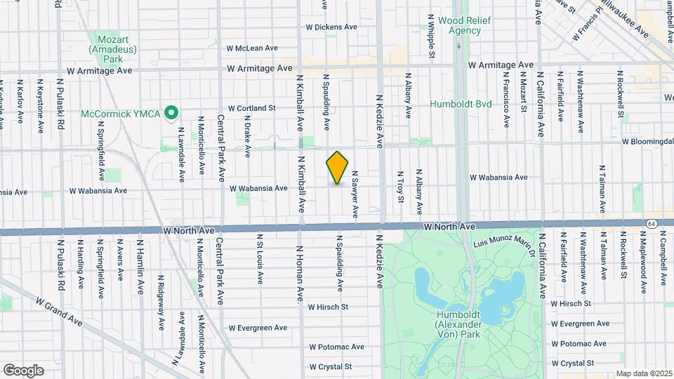 1655-1657 N Spaulding Ave Map and Location Details