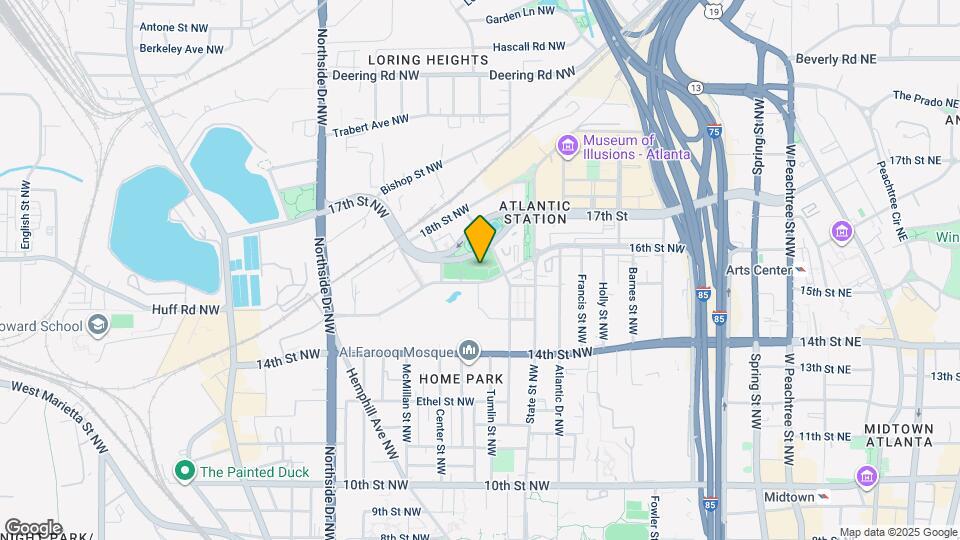 401 16th St NW, Unit 1463 Map and Location Details