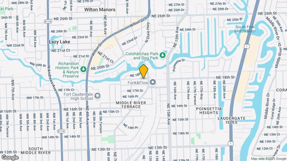 1100 NE 18th St Map and Location Details
