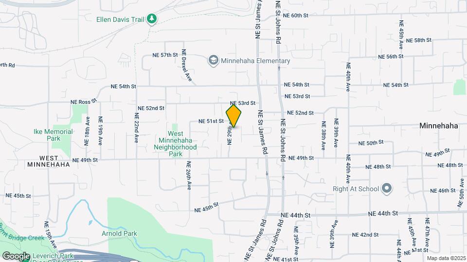 5017 NE 29th Ave Map and Location Details