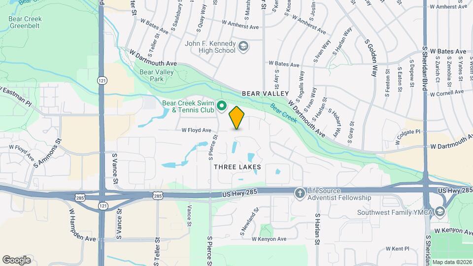 3247 S Newland St Map and Location Details