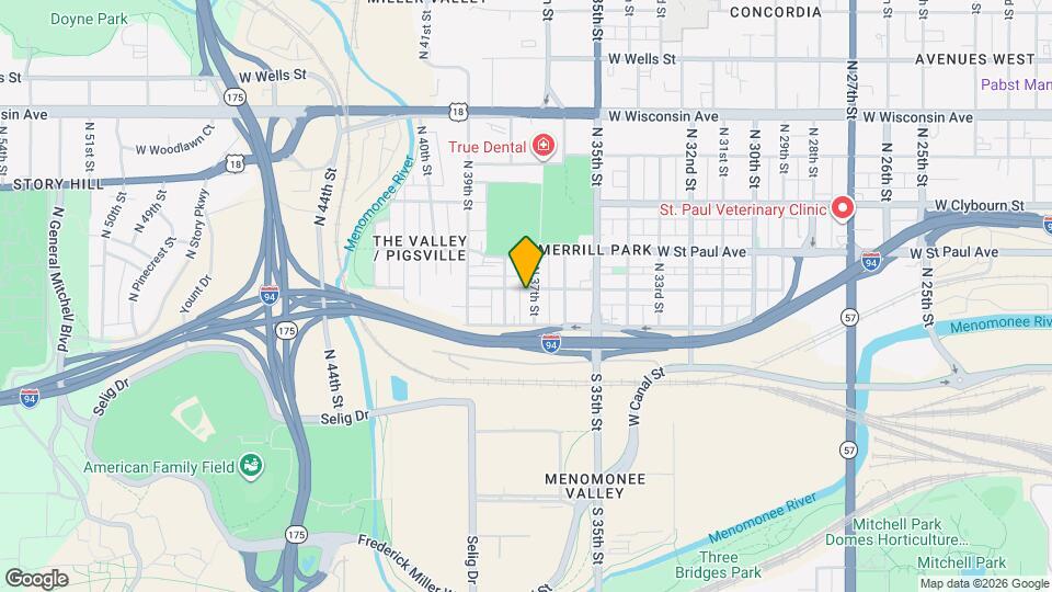 235 N 37th St Map and Location Details